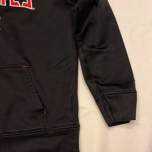 Ohio State University Buckeyes Pullover Hoodie Big Spell out Front Logo OSU - Picture 8 of 16